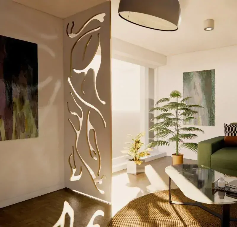 Deliaca stena Abstrakt- len pre priaznivcov